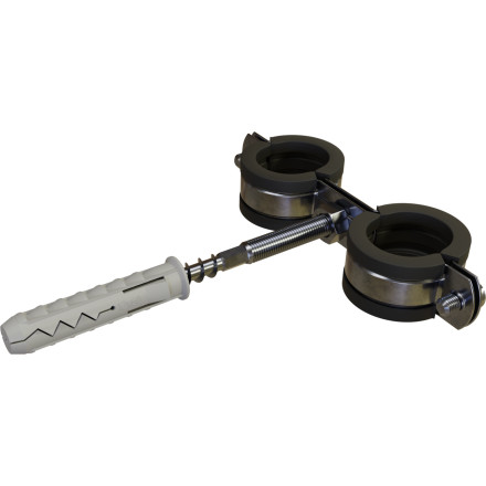 Dvojna cevna objemka URPG 1" z gumo