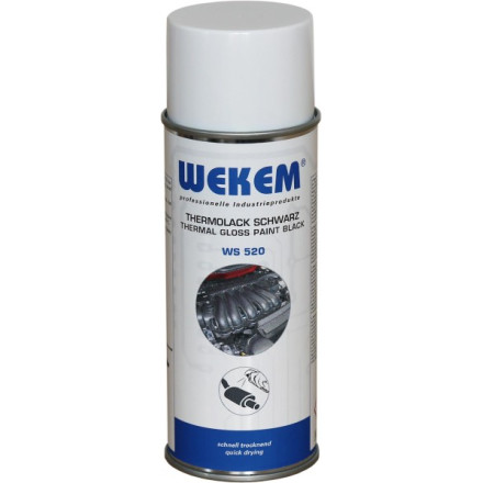WEKEM Visoko temperaturna Barva Črna 400ml
