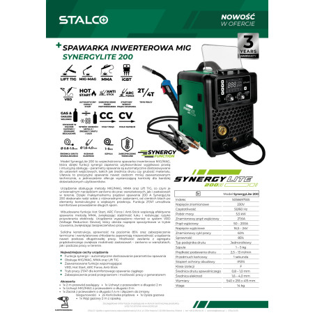 Varilni Aparat MIG Synergy Lite 200