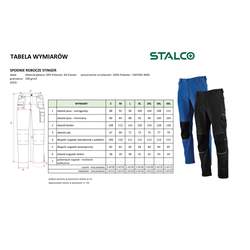 Delovne hlače STINGER modre S