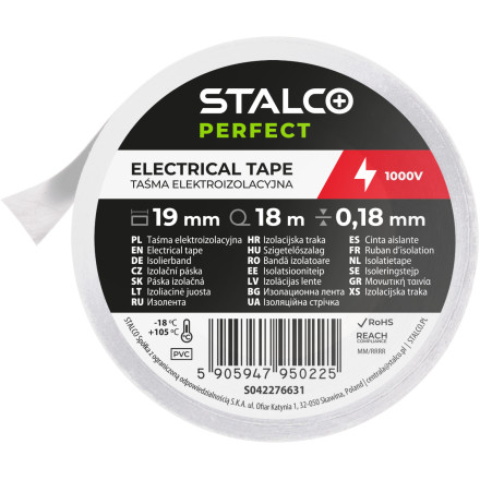 Izolirni trak Perfect Profi 19mm x 18m Bel