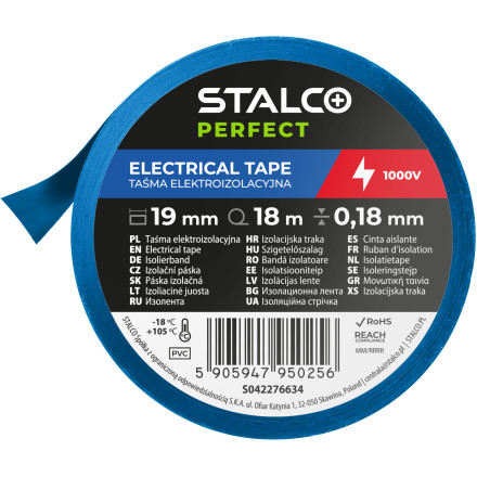 Izolirni trak Perfect Profi 19mm x 18m Moder