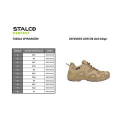 Zaščitni čevlji DEFENDER LOW OB Bež  št.43