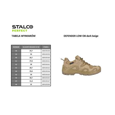 Zaščitni čevlji DEFENDER LOW OB Bež  št.46
