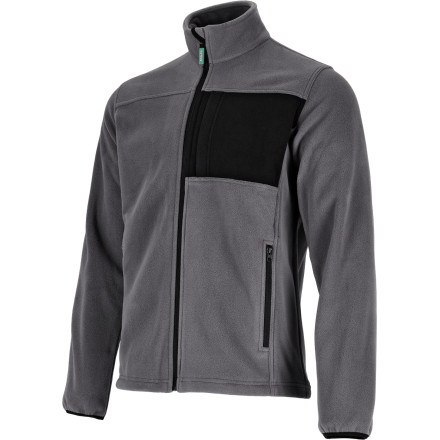 Moški flis pulover ASPEN siv 4XL