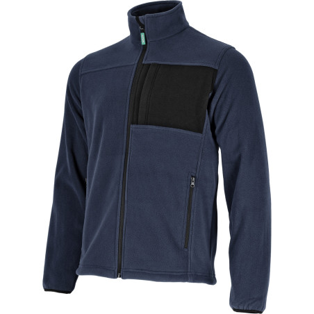 Moški flis pulover ASPEN moder 4XL