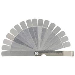 Merilni lističi, 16 x Ukrivljeno Rezilo (0.127 - 0.508 mm)
