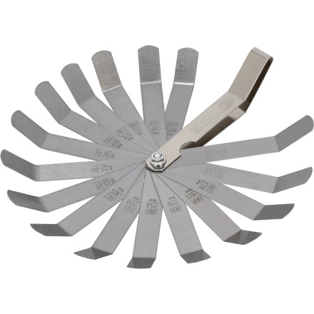 Merilni lističi, 16 x Ukrivljeno Rezilo (0.127 - 0.508 mm)