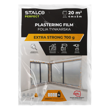 Zaščitna folija extra močna 4x5m