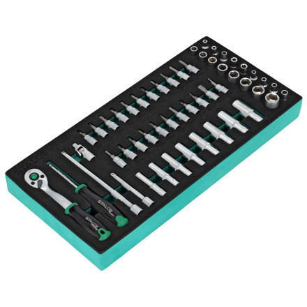 Garnitura Natičnih Ključev 1/4" -53 Kos EVA