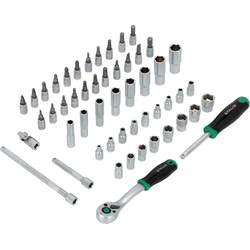 Garnitura Natičnih Ključev 1/4" -53 Kos EVA