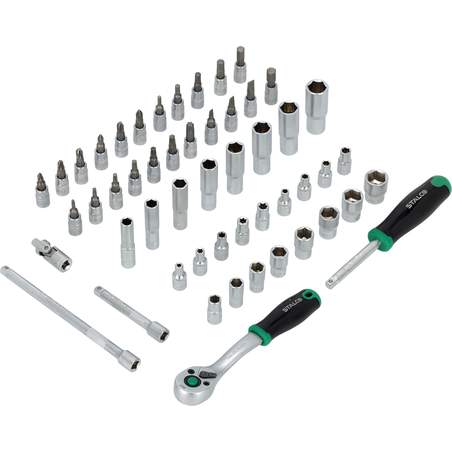 Garnitura Natičnih Ključev 1/4" -53 Kos EVA