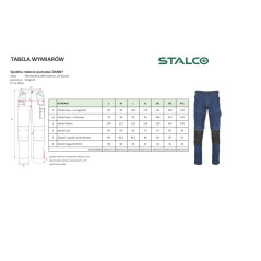 Delovne Jeans hlače DANNY Modre "S"