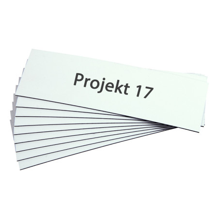 Magnetni nosilec oznak za industrijo (set 50 kos) - Bel