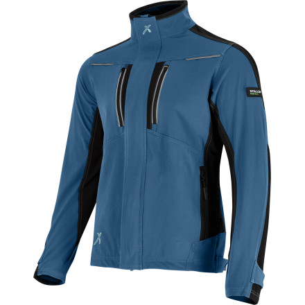 Softshell jakna STRECH LINE modro/črna "XL"