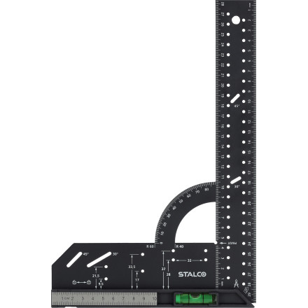 Kotnik jekleni z libelo