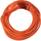 Podaljšek z eno vtičnico H05VV-F, kabel 2x1 mm², 10 A, oranžen 15 m Podaljšek z eno vtičnico H05VV-F, kabel 2x1 mm², 10 A, oranžen 15 m