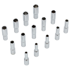 Garnitura Natičnih ključev 1/2" 8-21mm -14 Kos EVA