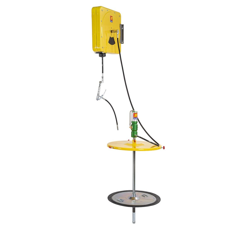 Stenski komplet za mast, primeren za sode 180-220 kg R=60:1