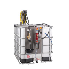 Komplet za olje za IBC rezervoarje 1000 l R=3:1, pretok 30 l/min, s čelno črpalko