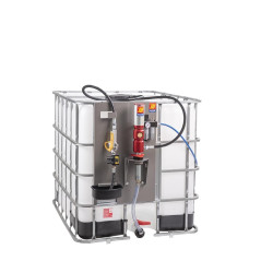 Komplet za olje za IBC rezervoarje 1000 l R=3:1, pretok 30 l/min, s čelno črpalko