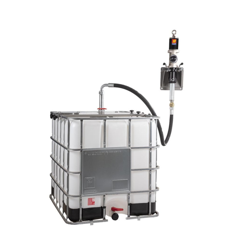 Stenski komplet industrijske črpalke za olje za IBC cisterne 700-1000 l