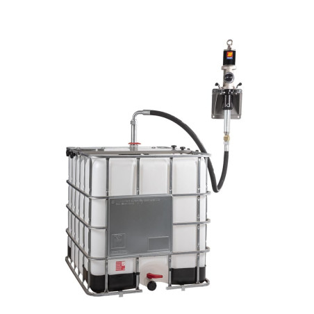 Stenski komplet industrijske črpalke za olje za IBC cisterne 700-1000 l