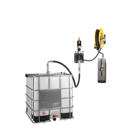 Stenski komplet industrijske črpalke za olje za IBC cisterne 700-1000 l