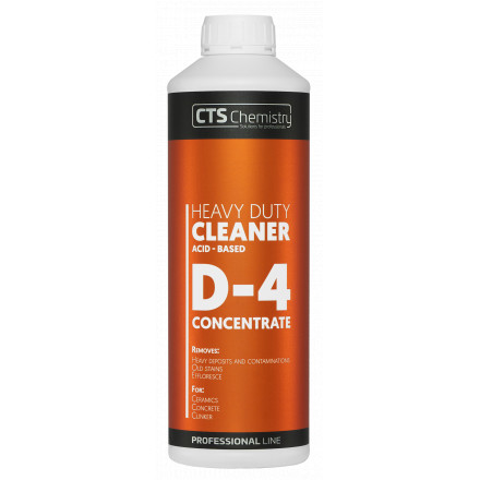 CTS D-4 močno kislinsko čistilo 1l