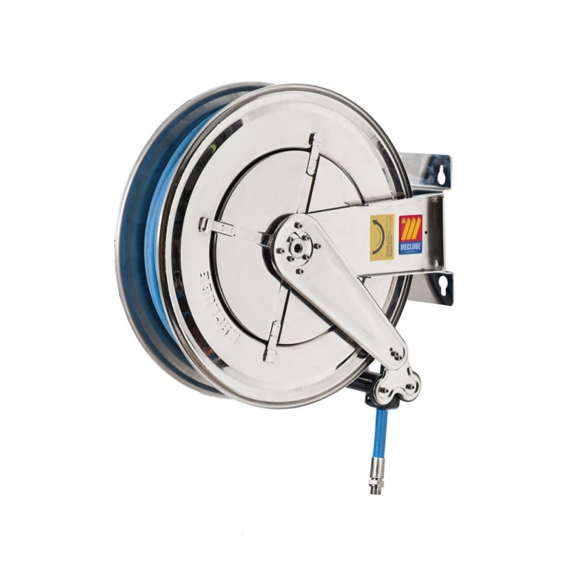 Fiksni samodejni navijalni koluti iz nerjavečega jekla AISI 304 za živila FX-550 120°C Ø 3/4" 15 m