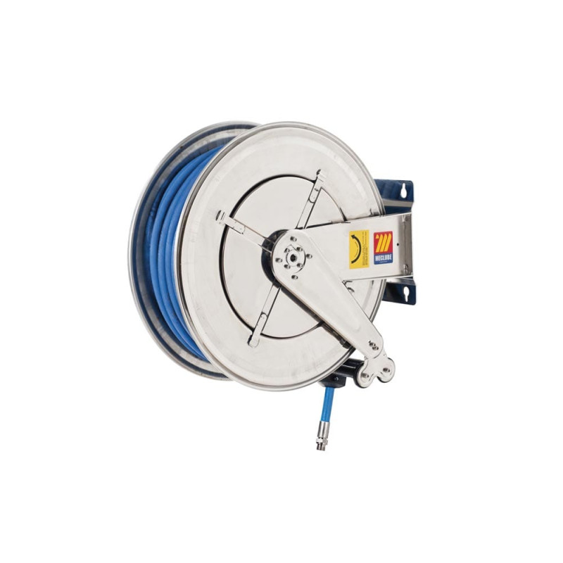 Fiksni samodejni navijalni koluti iz nerjavečega jekla AISI 304 za živila FX-555 120°C Ø 1/2" 30 m