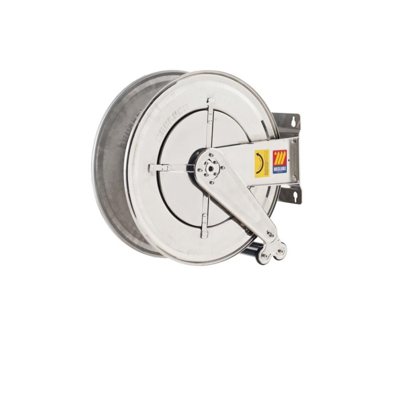 Fiksni samodejni navijalni koluti iz nerjavečega jekla AISI 304 za živila FX-555 120°C 3/4" brez cevi