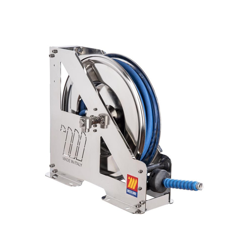 Avtomatski navijalni kolut iz nerjavečega jekla AISI 304 serije HEAVY-DUTY za vodo 150°C HDX-460 Ø 3/8"15m