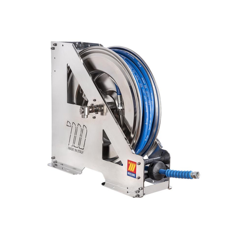 Samodejni navijalni kolut iz nerjavečega jekla AISI 304 serije HEAVY-DUTY za vodo 150°C HDX-550 Ø 3/8" 20 m