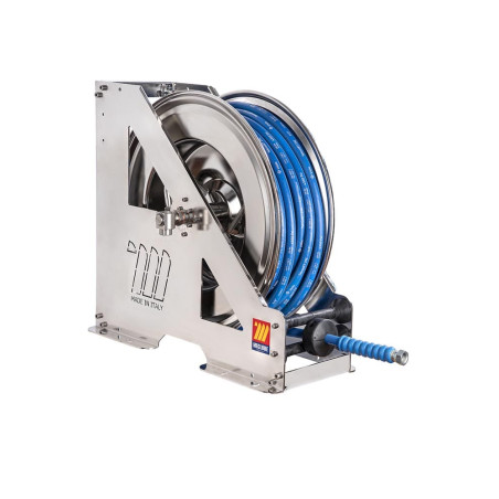 Samodejni navijalni kolut iz nerjavečega jekla AISI 304 serije HEAVY-DUTY za vodo 150°C HDX-555 Ø 1/2" 30 m