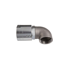 Vrtljivi priključek 90° iz pocinkanega jekla za olje M1.1/2" -F 1.1/2" BSP