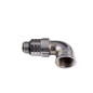 Kotni vrtljivi priključek 90° iz pocinkanega jekla in eloksiranega aluminija za dizel M 3/4" -F 1" BSP