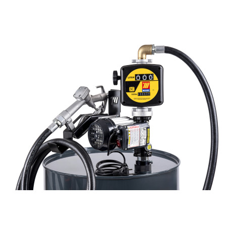 Komplet za sod 70 l/min 230V ročna točilna pištola/merilnik pretoka