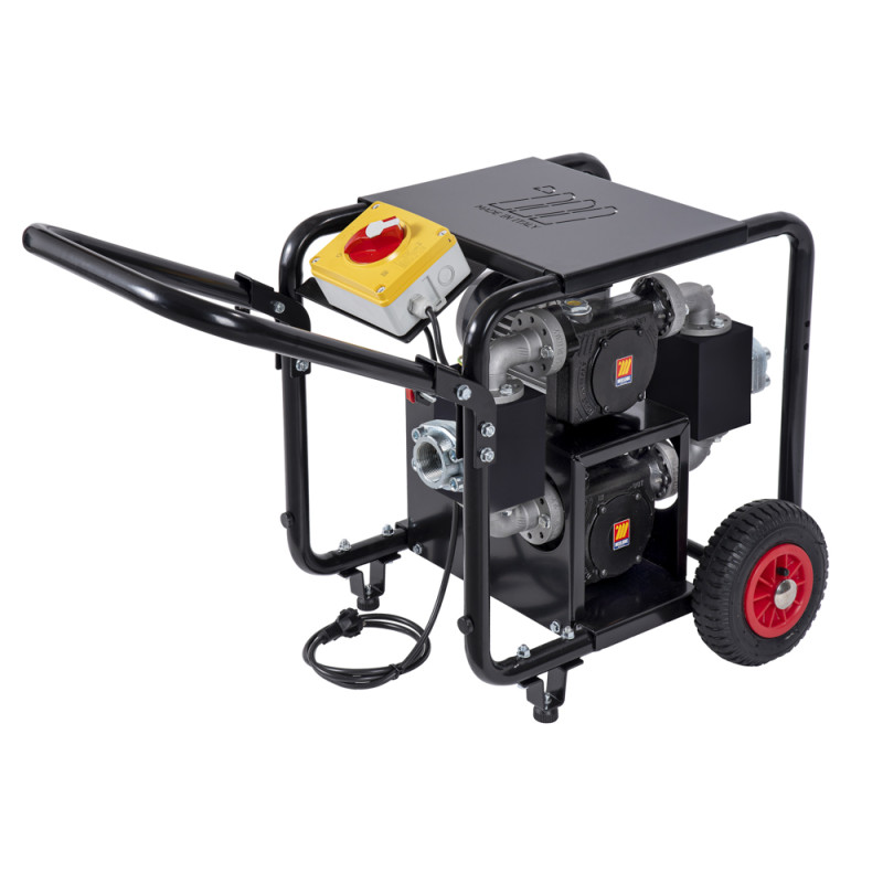 Dvojna črpalka na vozičku 200 l/min 230V/50Hz