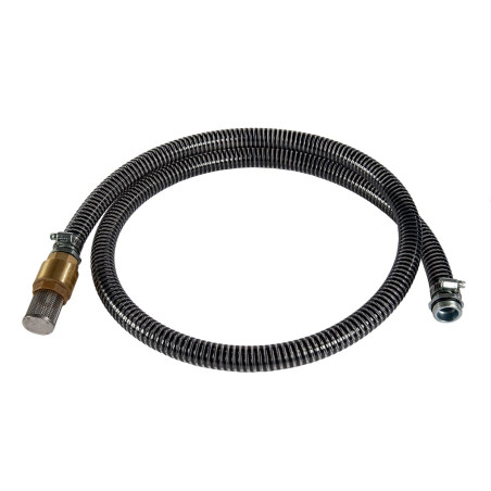 Komplet PVC sesalne cevi z ventilom M 1.1/4-M 1.1/2 L.2 m