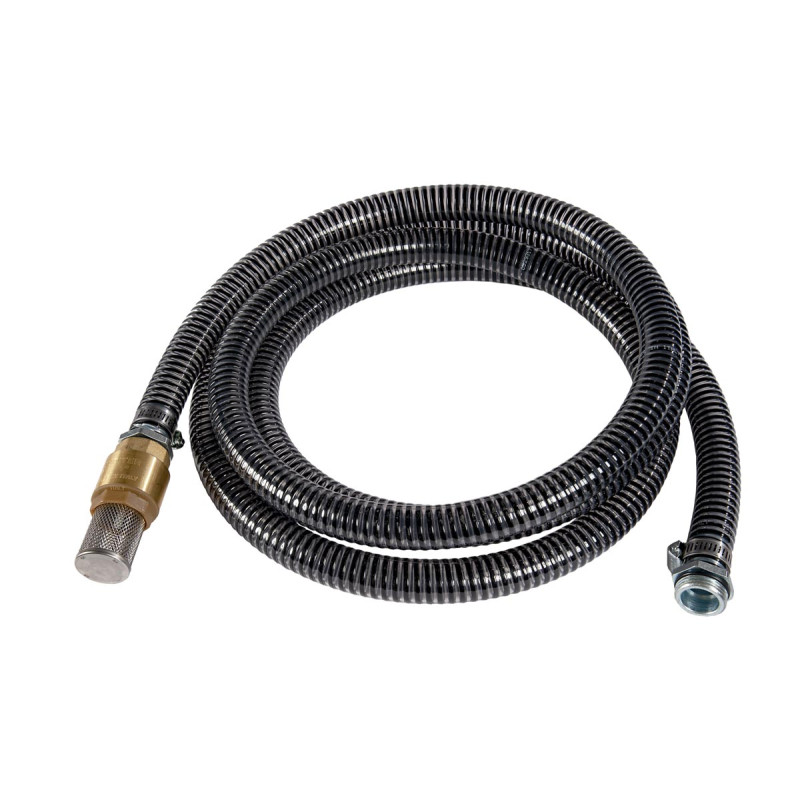 Komplet PVC sesalne cevi z ventilom M 1.1/4-M 1.1/2 L.4 m