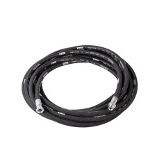 Cev za zrak/vodo iz črne sintetične gume R6 1/2" M-F 1/2" 40 m