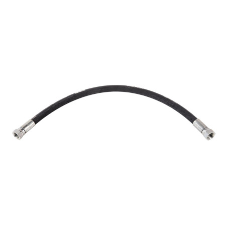 Cev za zrak/vodo iz črne sintetične gume R6 1/2" F-F 1/2" 2,0 m