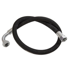 Črna gibljiva sesalna cev 1SC 1.1/4" F - F 90° 1.1/2" 2,0 m