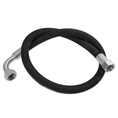 Črna gibljiva sesalna cev 1SC 1.1/4" F - F 90° 1.1/2" 2,0 m