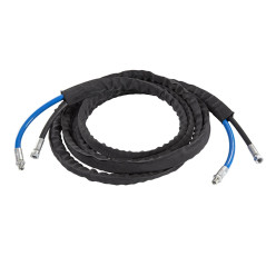 Komplet gumijastih cevi 2SC 1/4" - R6 5/16 L.5,0 m z zaščito