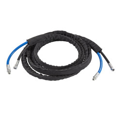 Komplet gumijastih cevi 2SC 1/4" - R6 5/16 L.10,0 m z zaščito