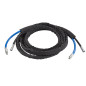 Komplet gumijastih cevi 2SC 1/4" - R6 5/16 L.10,0 m z zaščito