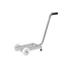 Voziček iz nerjavečega jekla (INOX), dimenzije podnožja 330X236 mm