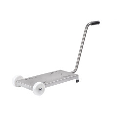 Voziček iz nerjavečega jekla (INOX), dimenzije podnožja 600X270 mm